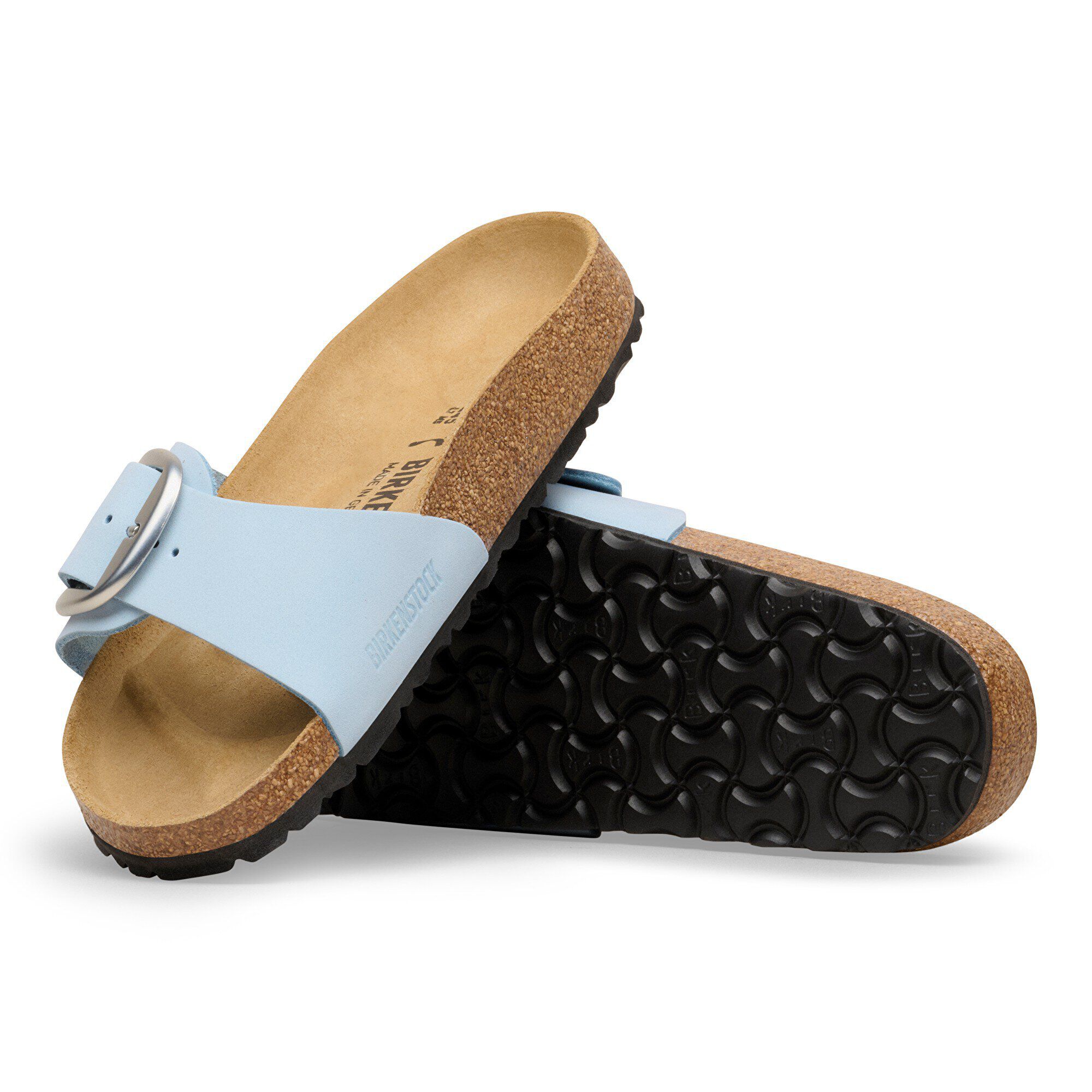 Madrid Big Buckle Nubuk Leather