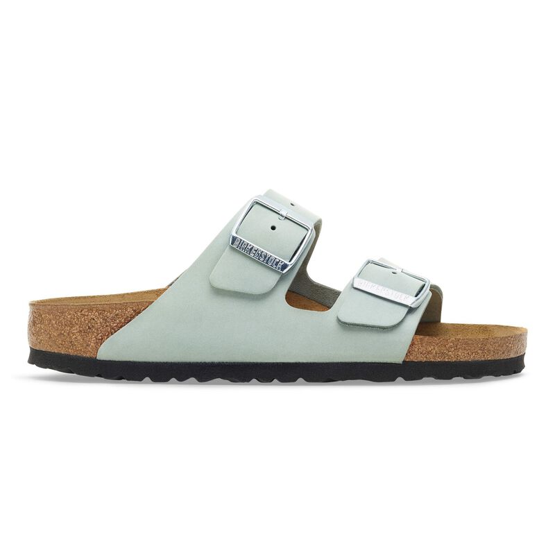 BIRKENSTOCK Arizona Nubuck Leather Pure Sage Daily Comfort detail