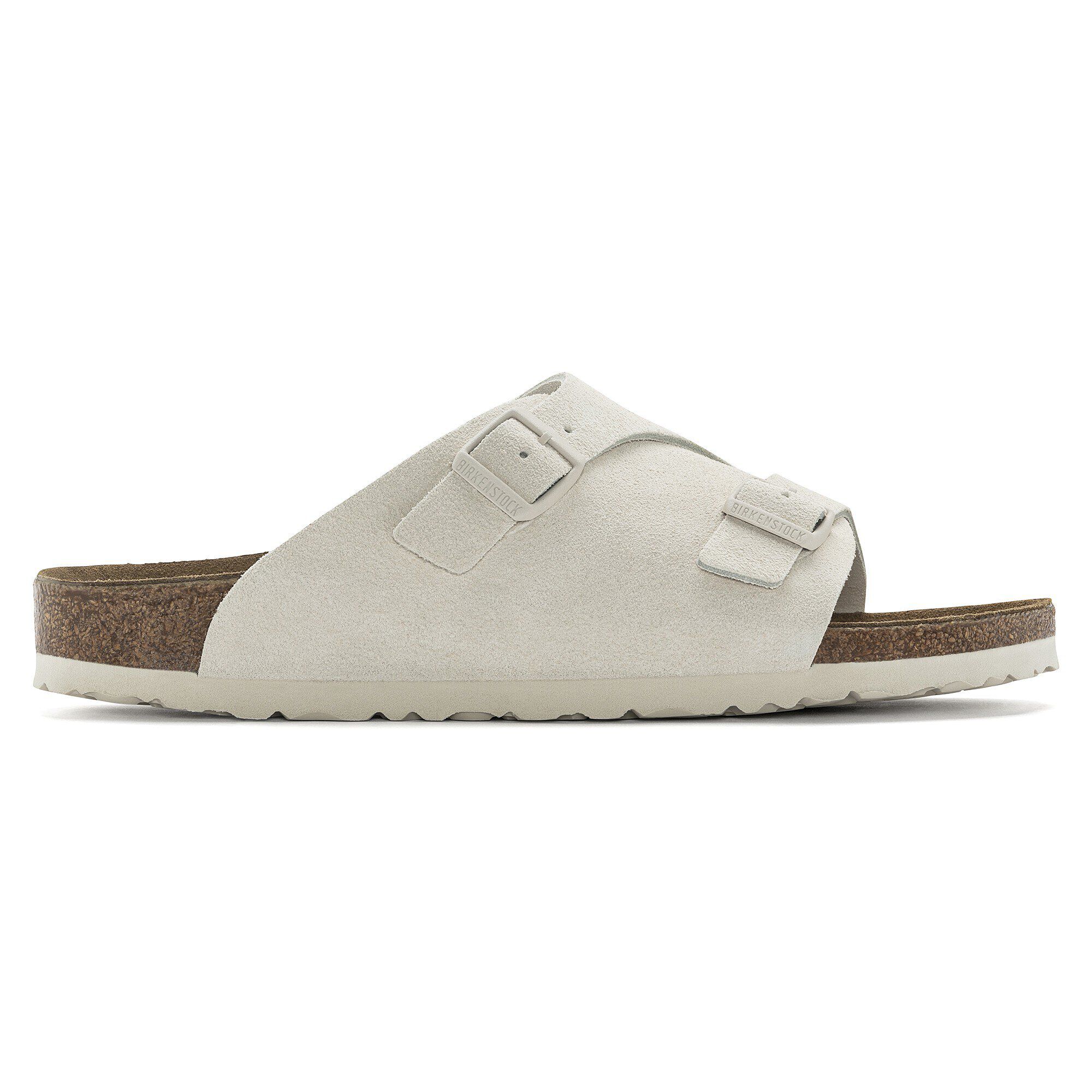 Zürich Suede Leather in Color Antique White | BIRKENSTOCK US