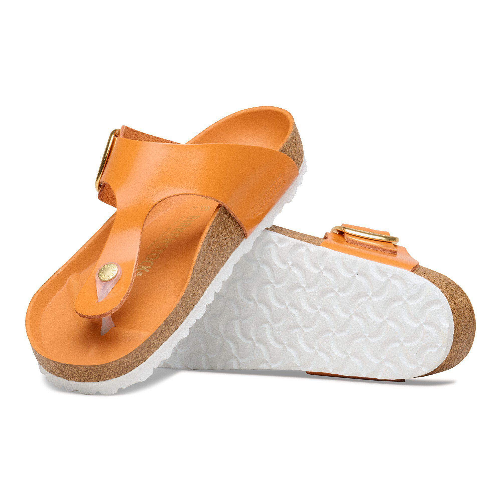 Gizeh Big Buckle Natural Leather Patent