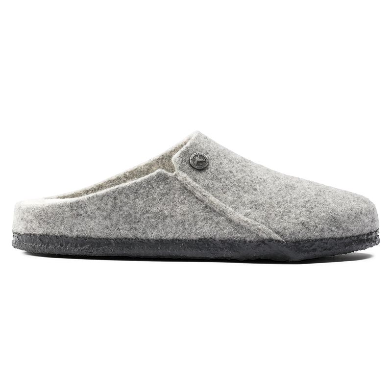 BIRKENSTOCK Zermatt Shearling Felt Light Gray Trail Easy detail