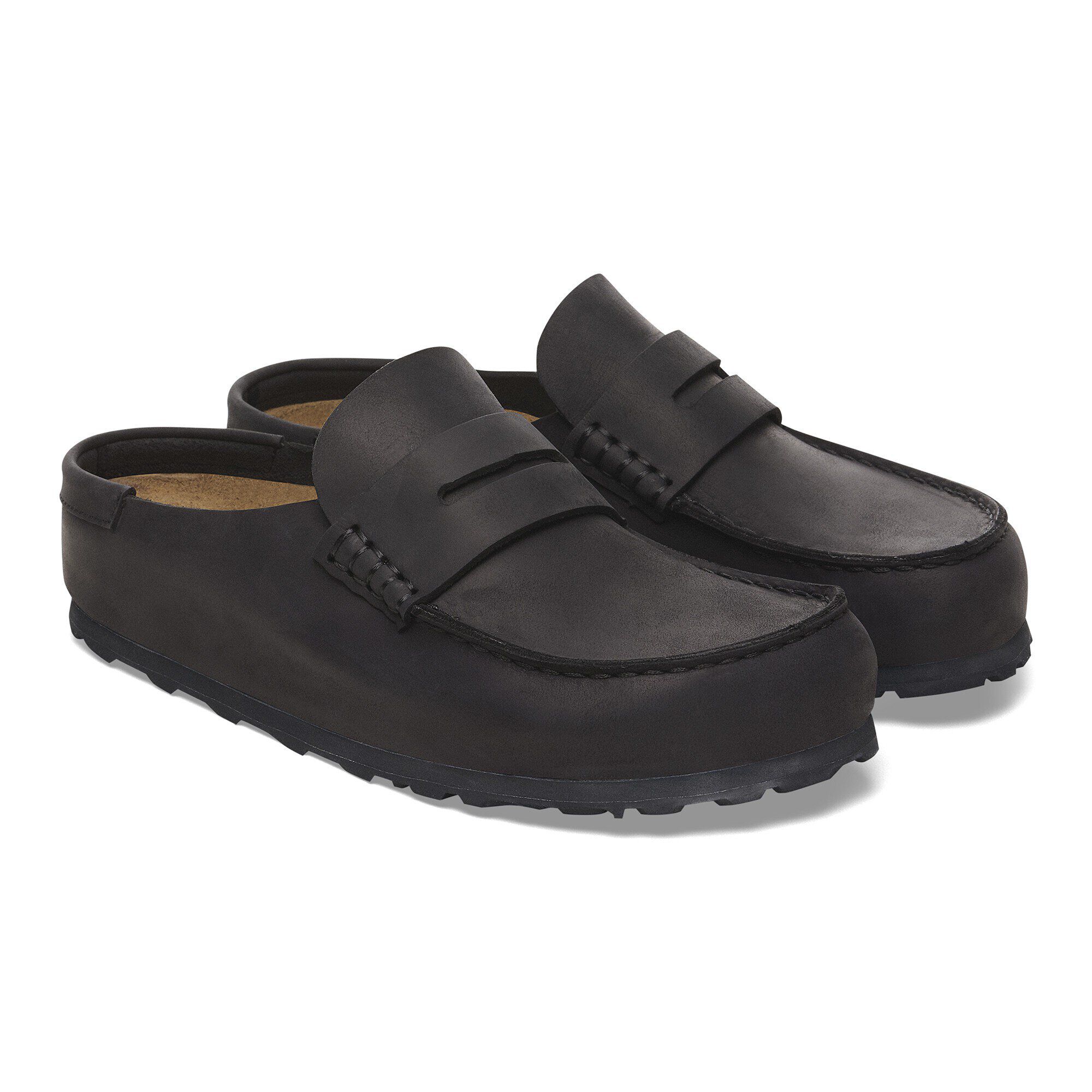 靴 BIRKENSTOCK Naples Wrapped Naples Wrapped Oiled Leather in Color Black | BIRKENSTOCK Canada