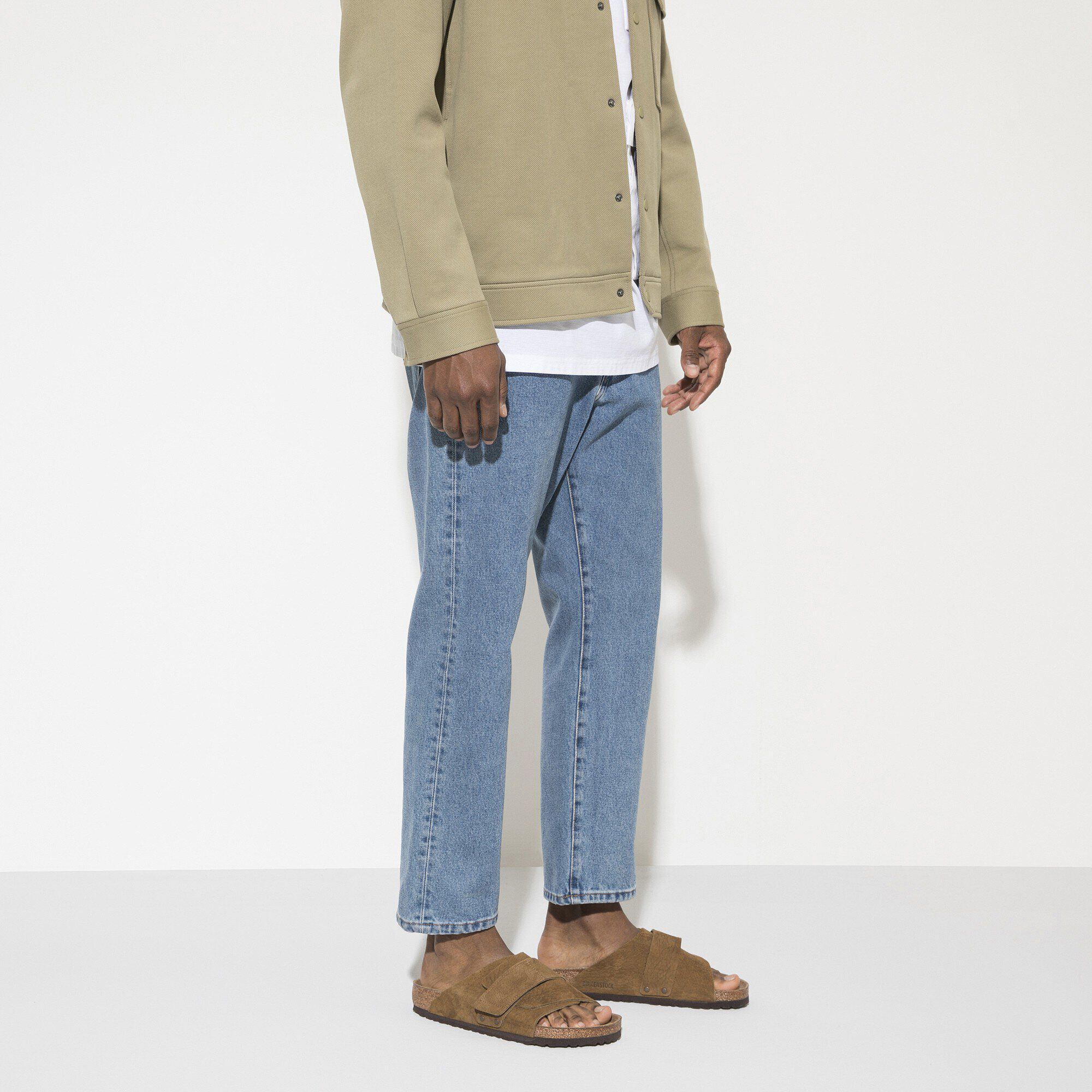   Close-up with a male model