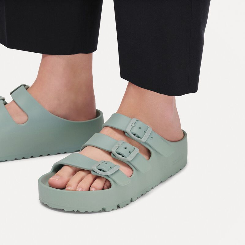 BIRKENSTOCK Florida Flex Platform EVA Pure Sage Daily Comfort detail