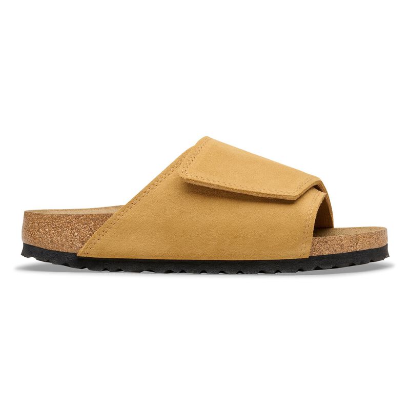 BIRKENSTOCK Solana Suede Leather Cork Brown Easy Walk detail