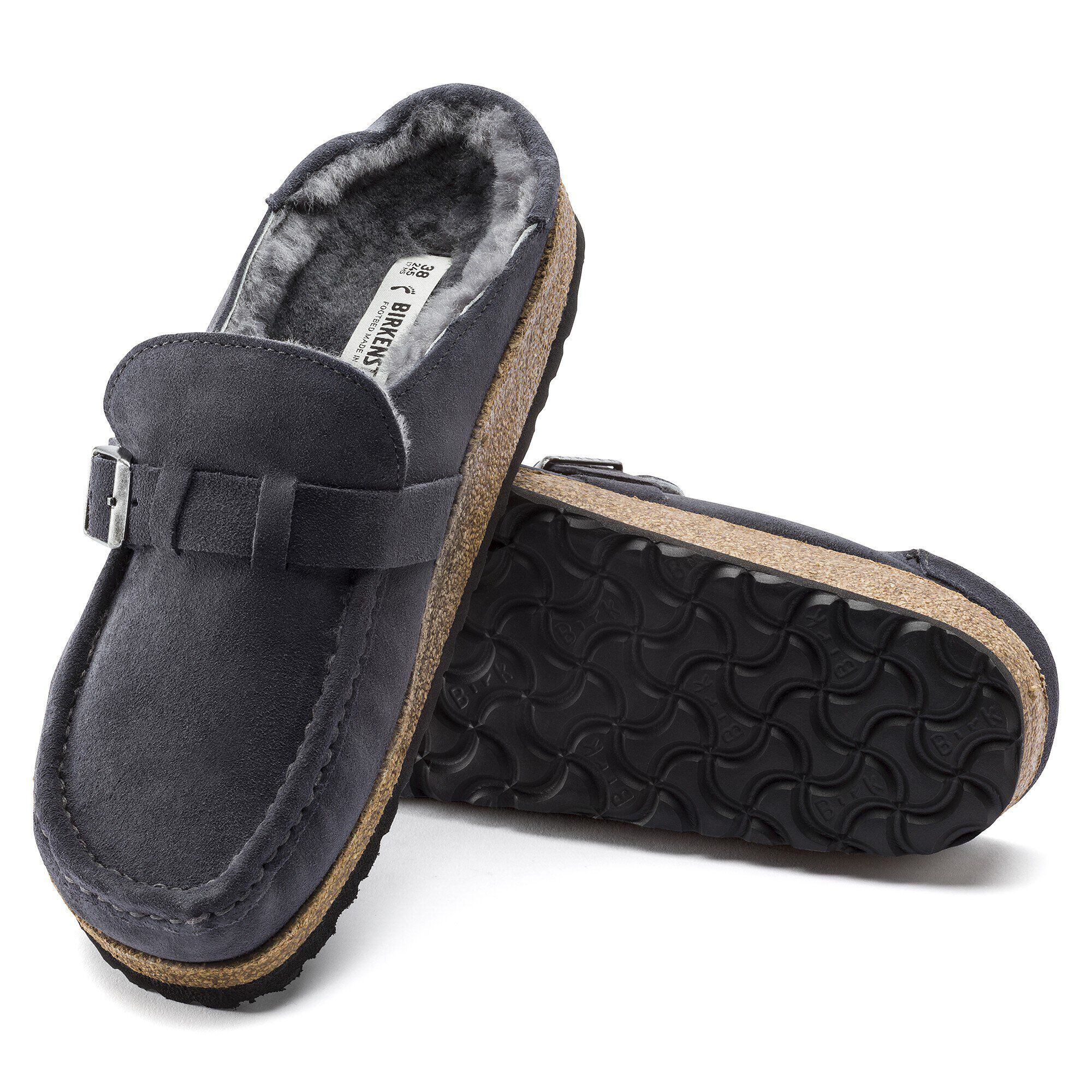 Buckley Shearling Suede Leather with outer sole details