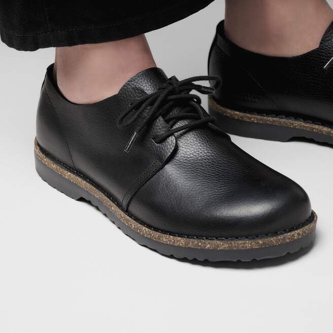 BIRKENSTOCK Uppsala Low Leather Black Lace-Up Shoes BIRKENSTOCK Uppsala Low Leather Black Lace-Up Shoes