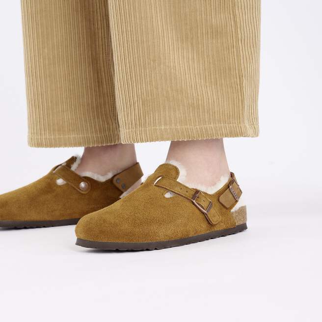 Tokio Shearling Suede Leather