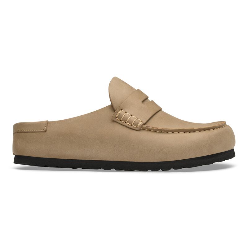 BIRKENSTOCK Naples Wrapped Natural Leather Oiled Tobacco Brown Trail Easy detail