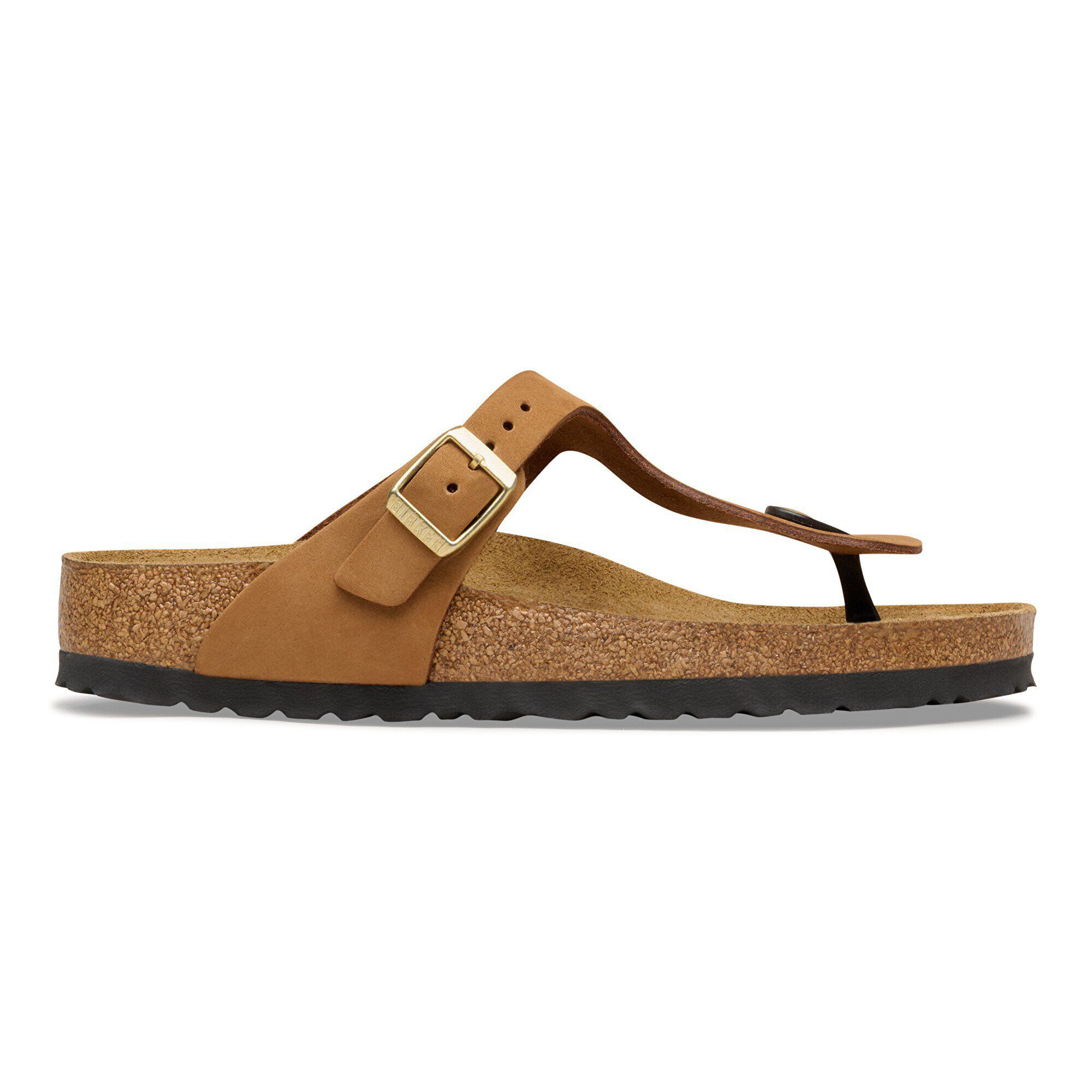 Gizeh Soft Footbed Nubuck Leather - a side view