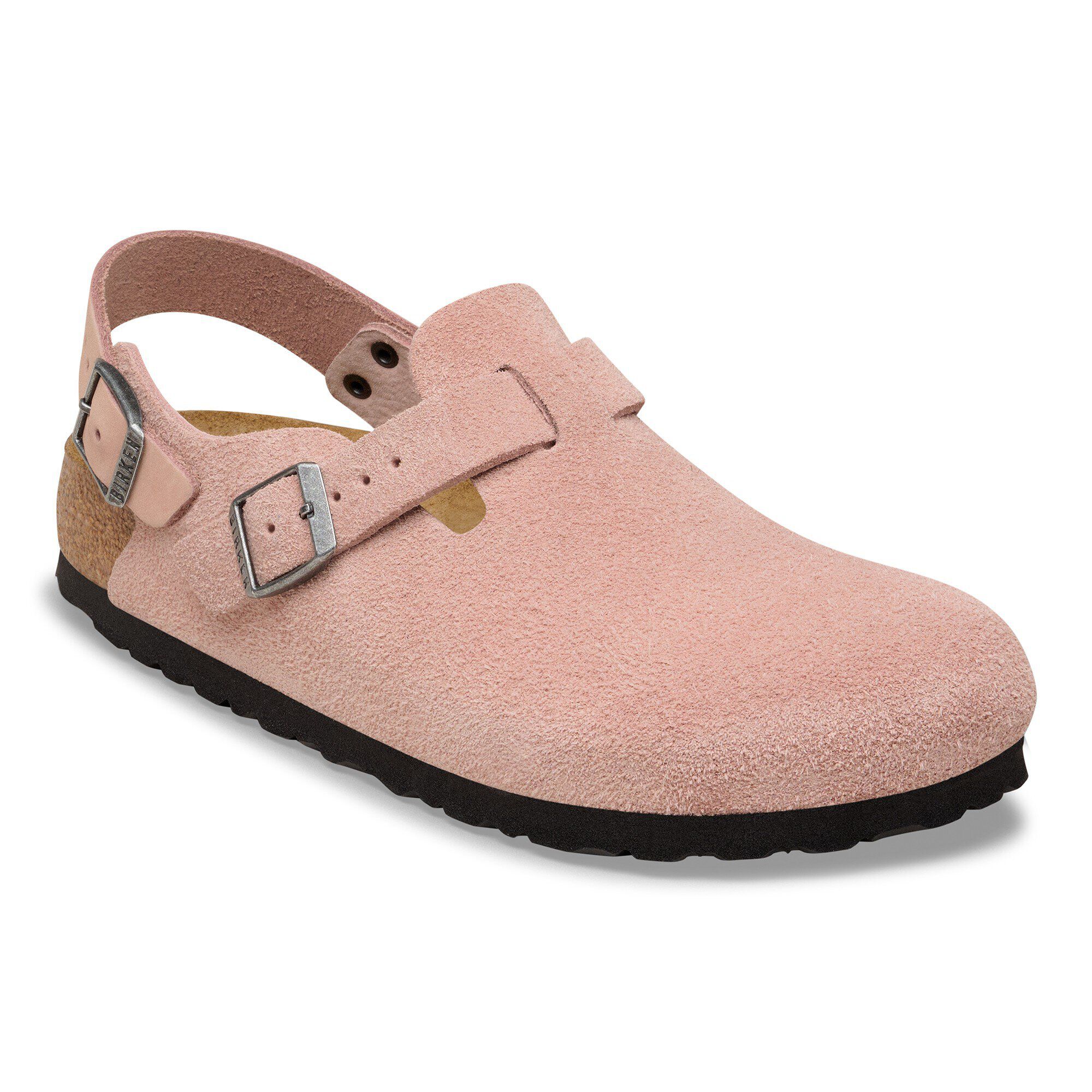 Tokio Suede Leather in Color Pink Clay | BIRKENSTOCK US