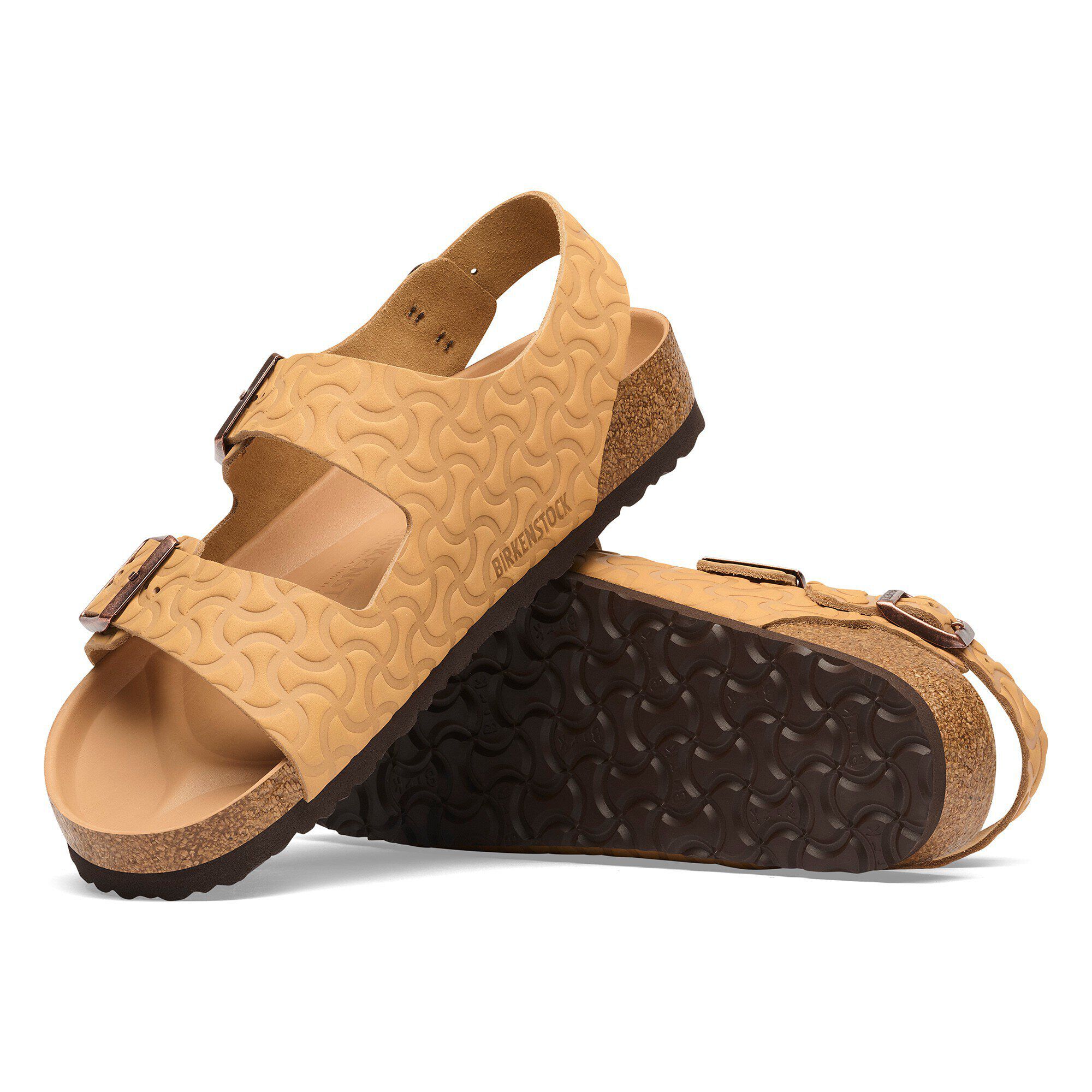Milano Cuir naturel estamp&eacute; with outer sole details image num&eacute;ro 6