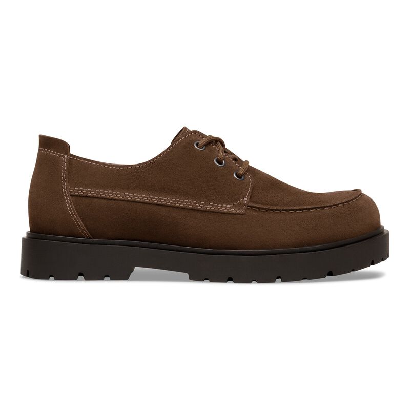 BIRKENSTOCK Highwood Moc Lace Low Suede Leather Carafe Trail Easy detail