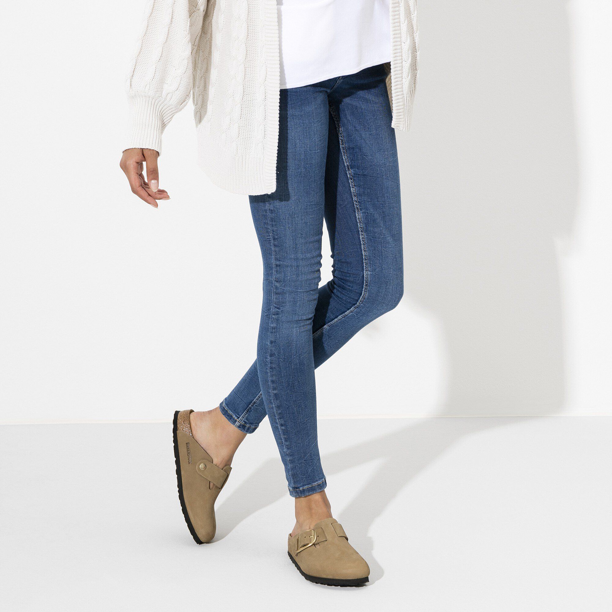 Boston Big Buckle Nubuck Leather