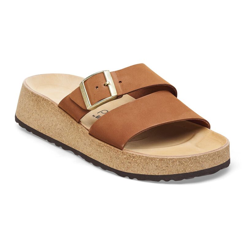BIRKENSTOCK Almina Nubuck Leather Black Daily Comfort detail