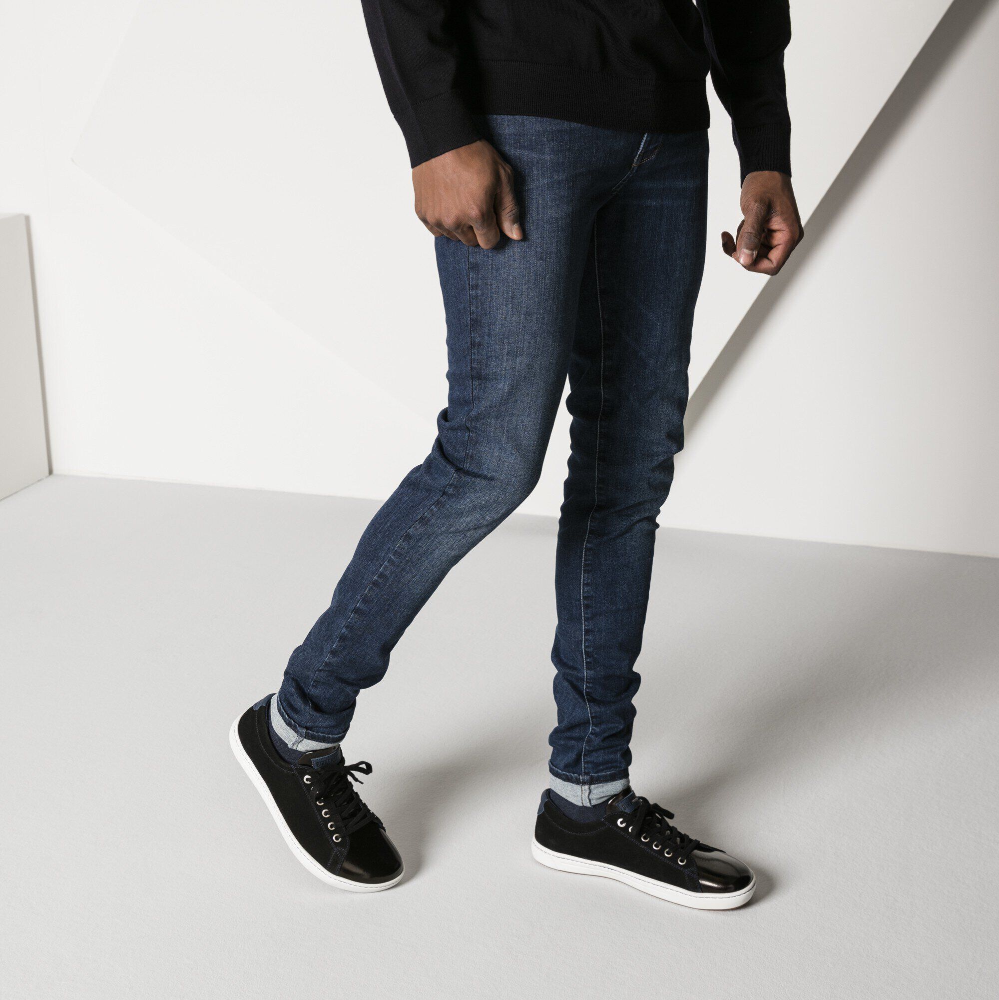 Arran Men Suede Patent