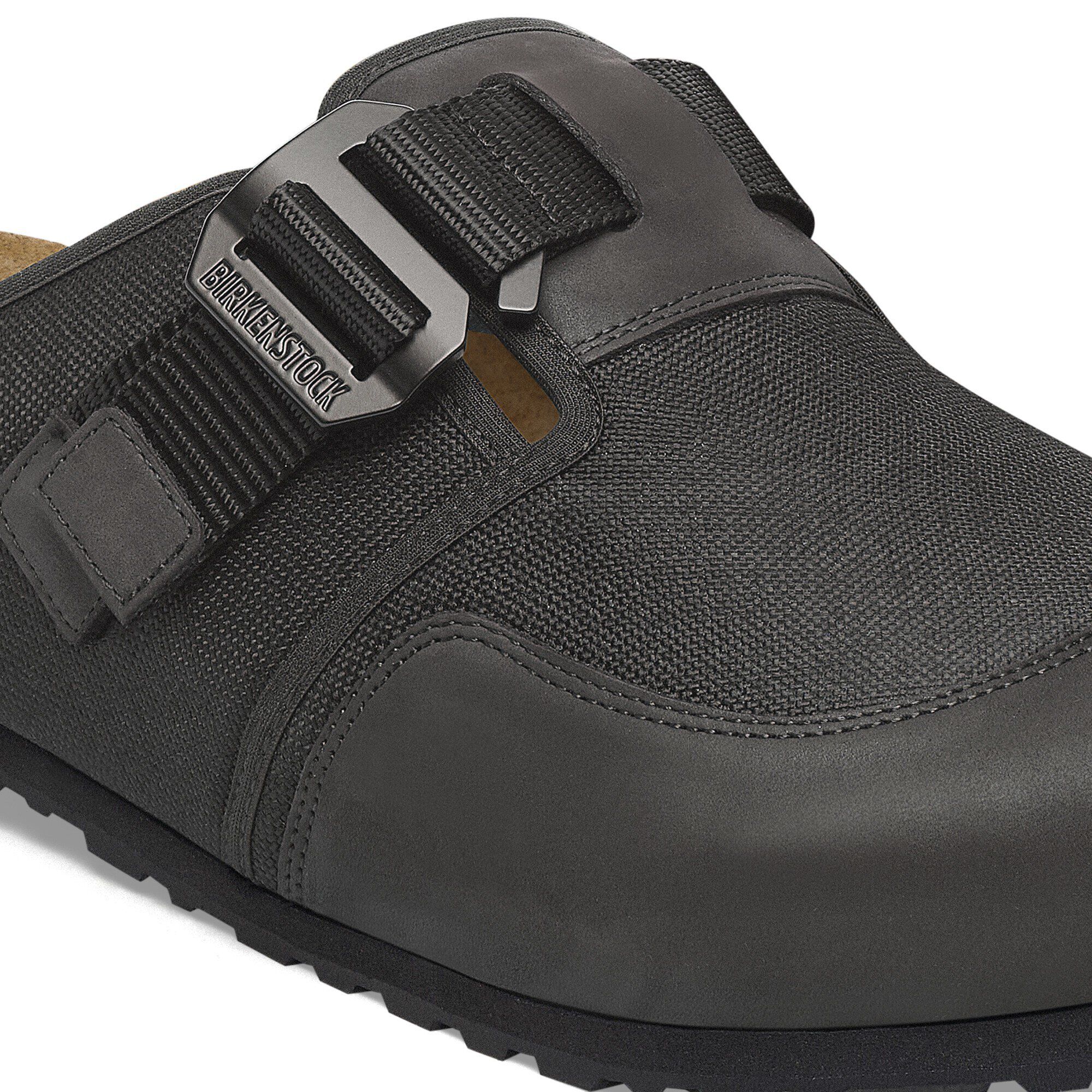 Boston Nova Textile/Leather in Color Black | BIRKENSTOCK US