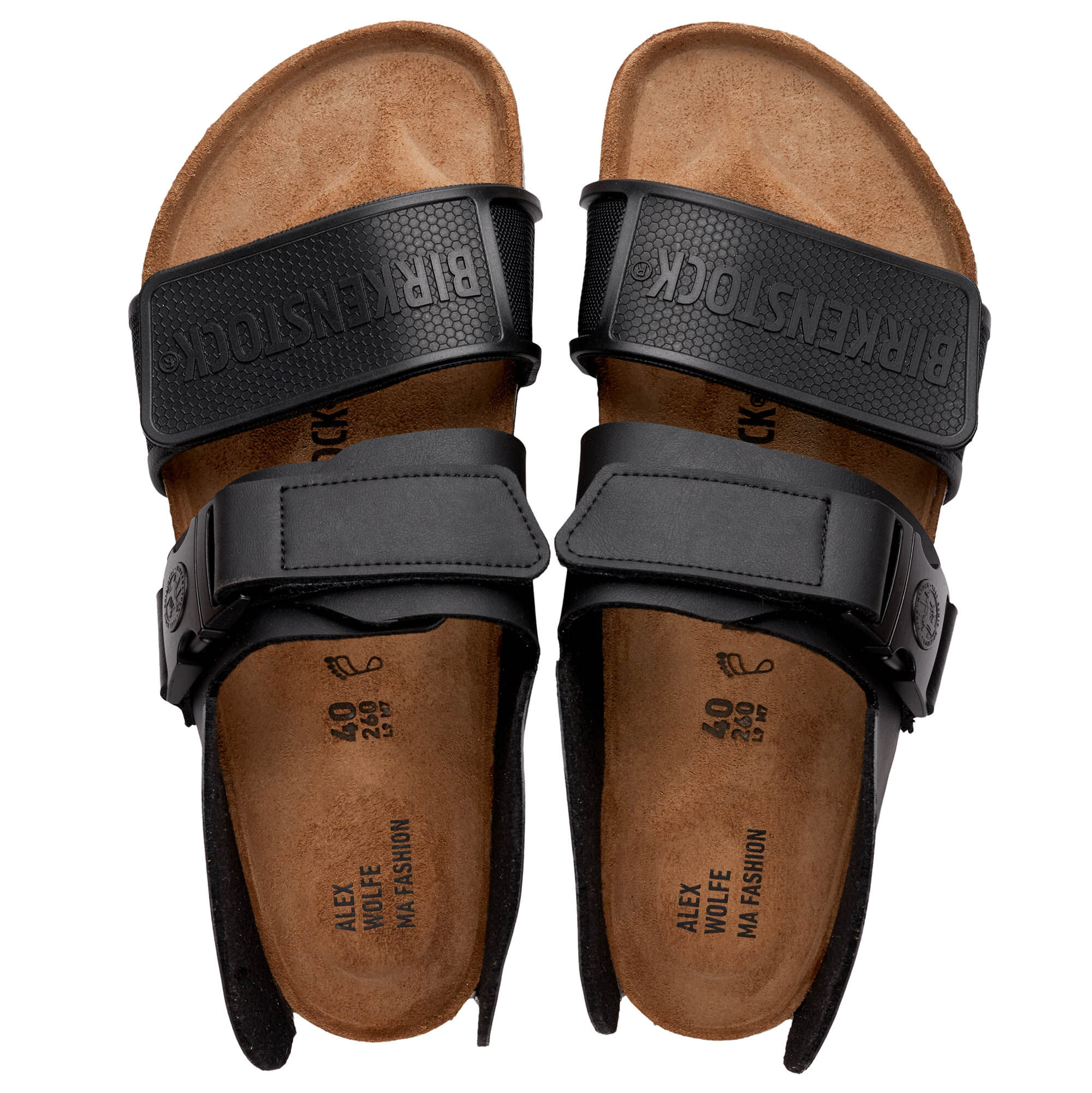 CSM Rotterdam Moto Boot by Alex Wolfe Birko-Flor/Synthetic Material - a top view