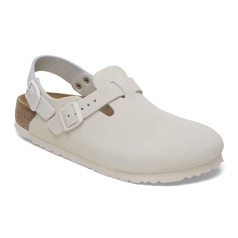 BIRKENSTOCK Tokio Suede Leather Charcoal Walk Edit detail
