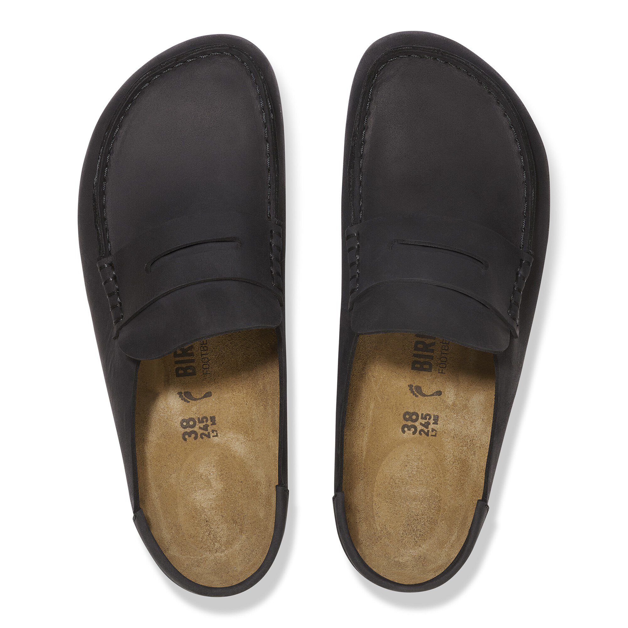 靴 BIRKENSTOCK Naples Wrapped Naples Wrapped Oiled Leather in Color Black | BIRKENSTOCK Canada