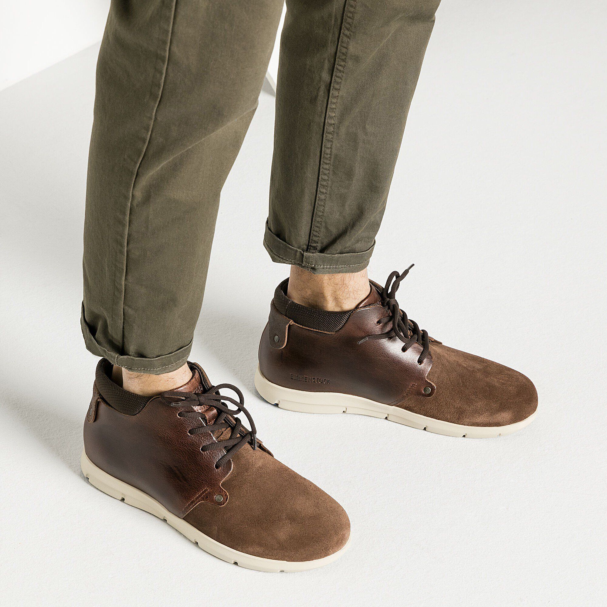 Estevan Men Suede Leather