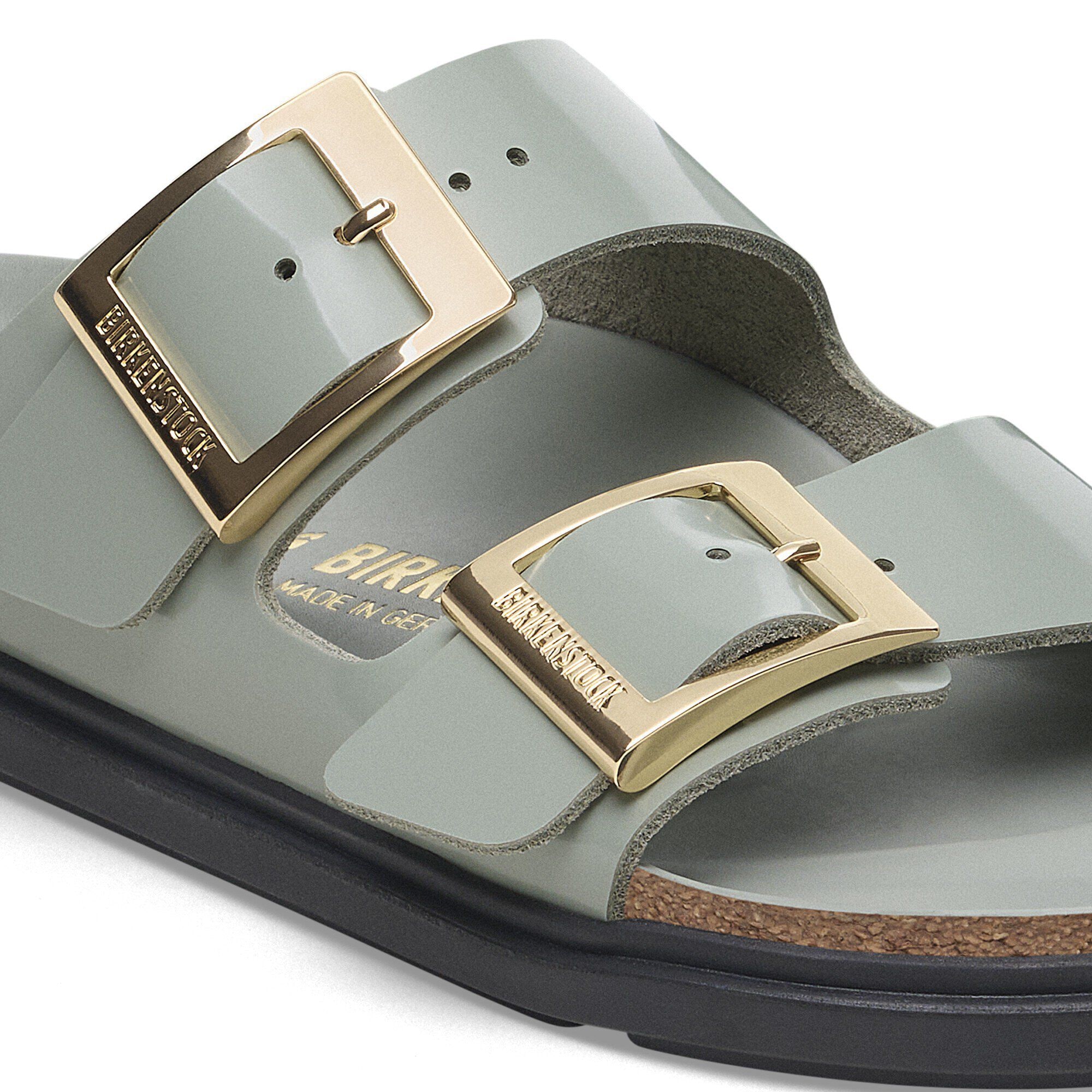 靴 BIRKENSTOCK38 Uji Nubuck Leather in Color High Shine Black | BIRKENSTOCK