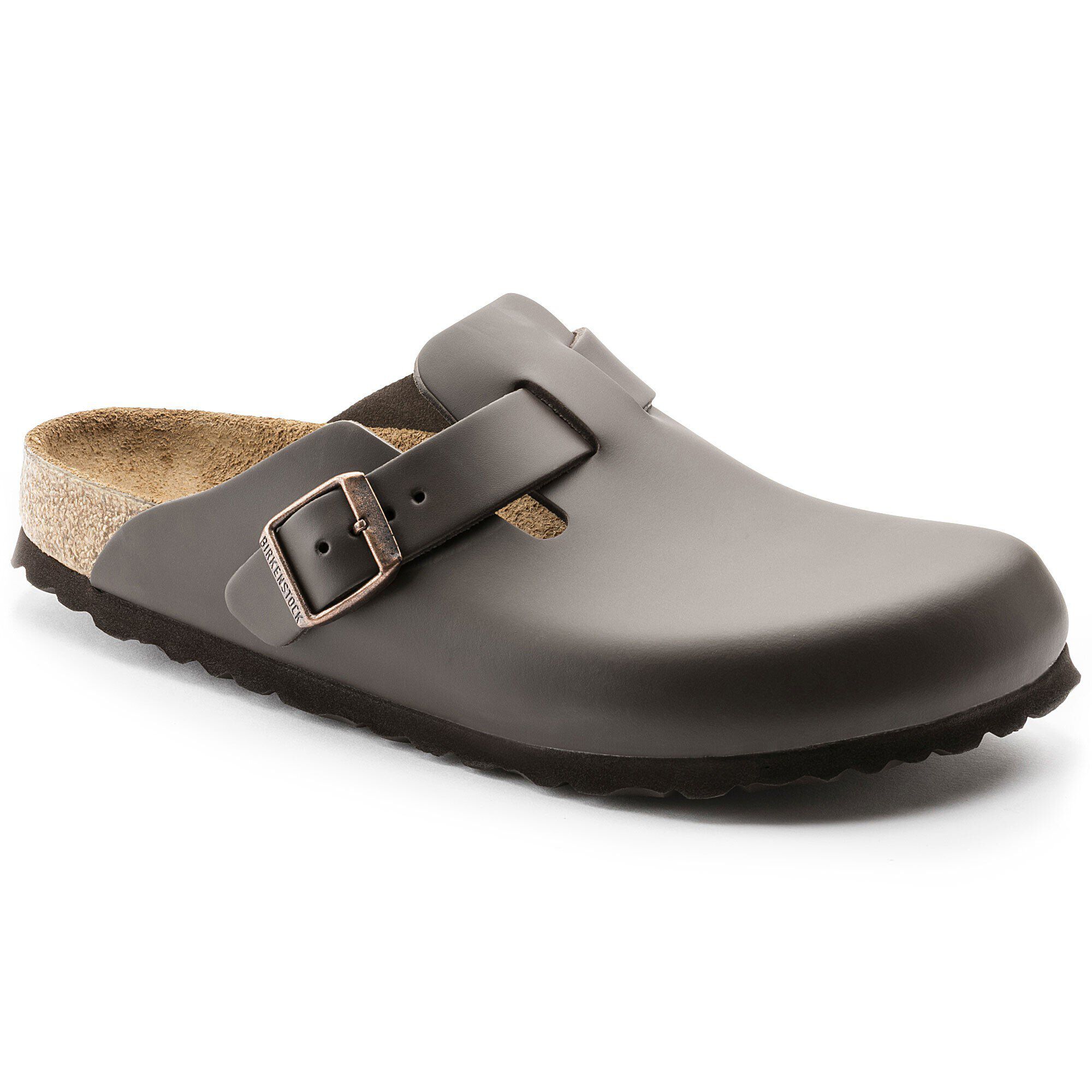 BIRKENSTOCK boston ボストン dark brown 43 Boston Leather in Color Dark Brown | BIRKENSTOCK US
