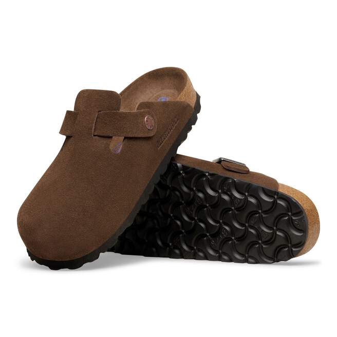 Sw 656 Boston Soft Footbed Suede Leather in Color Carafe | BIRKENSTOCK US