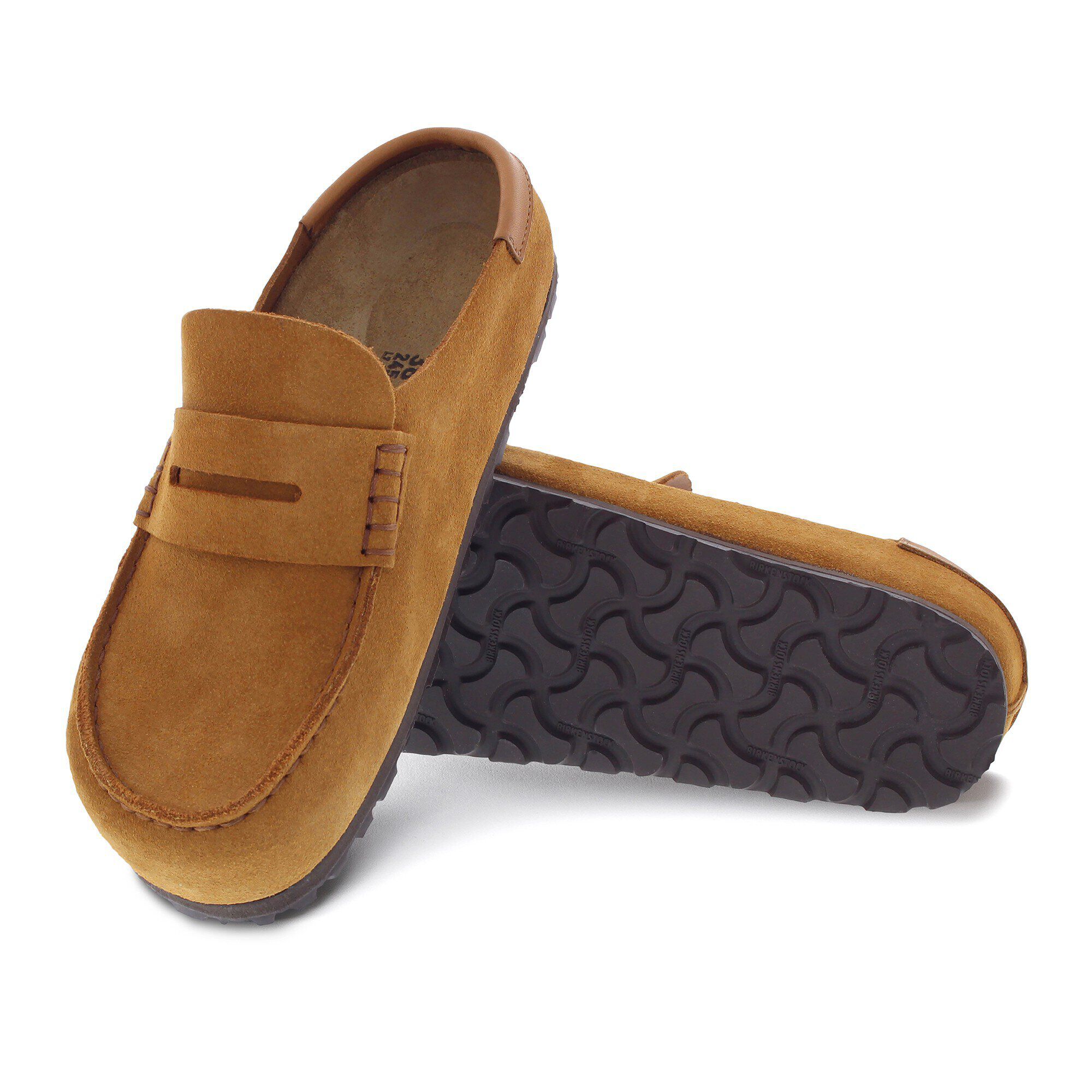 Naples Wrapped Suede Nubuck in Color Mink | BIRKENSTOCK US