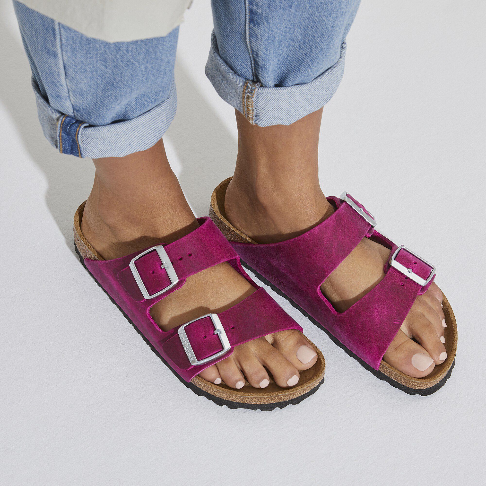 Arizona Oiled Leather in Color Festival Fuchsia | BIRKENSTOCK US