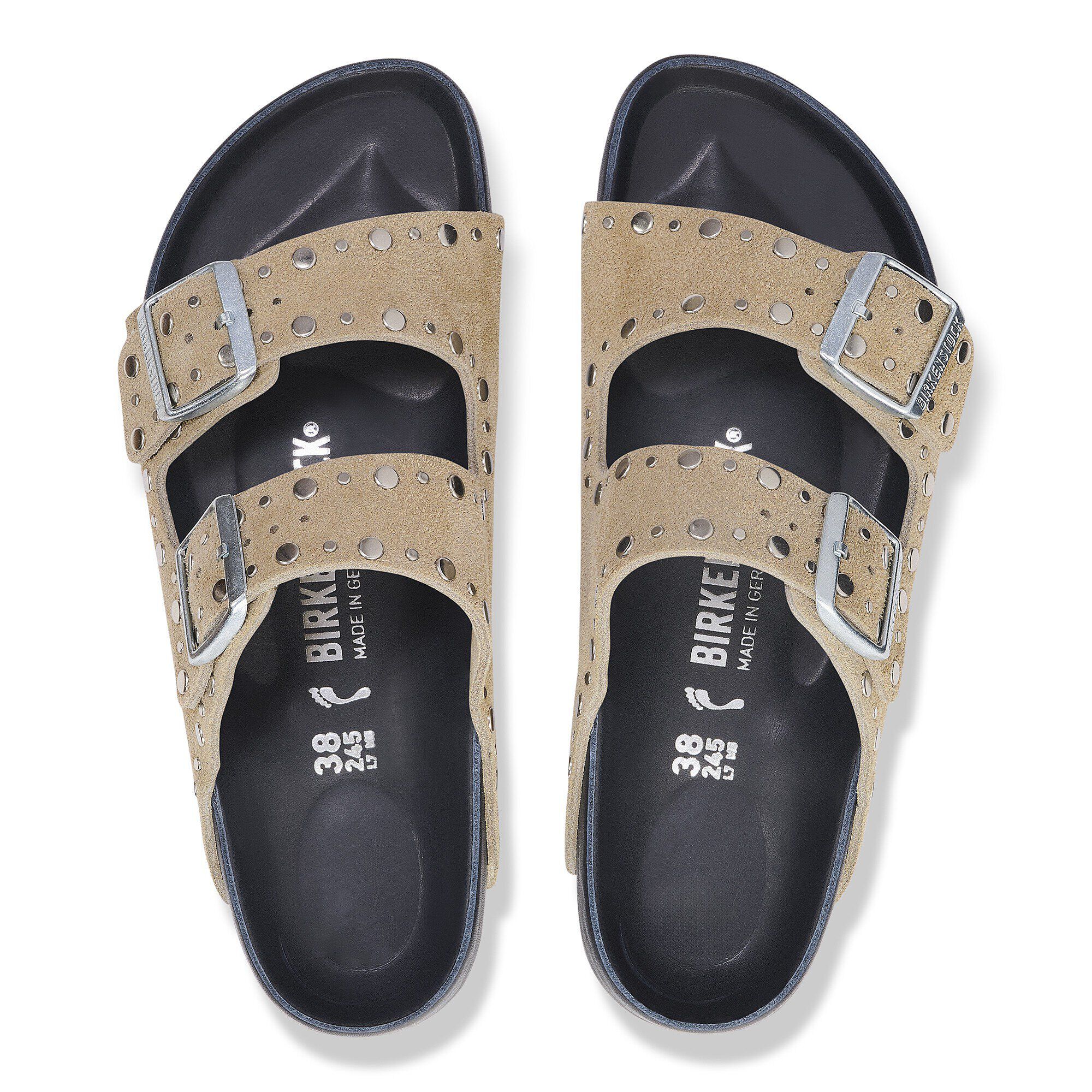 Arizona Rivets Suede Leather