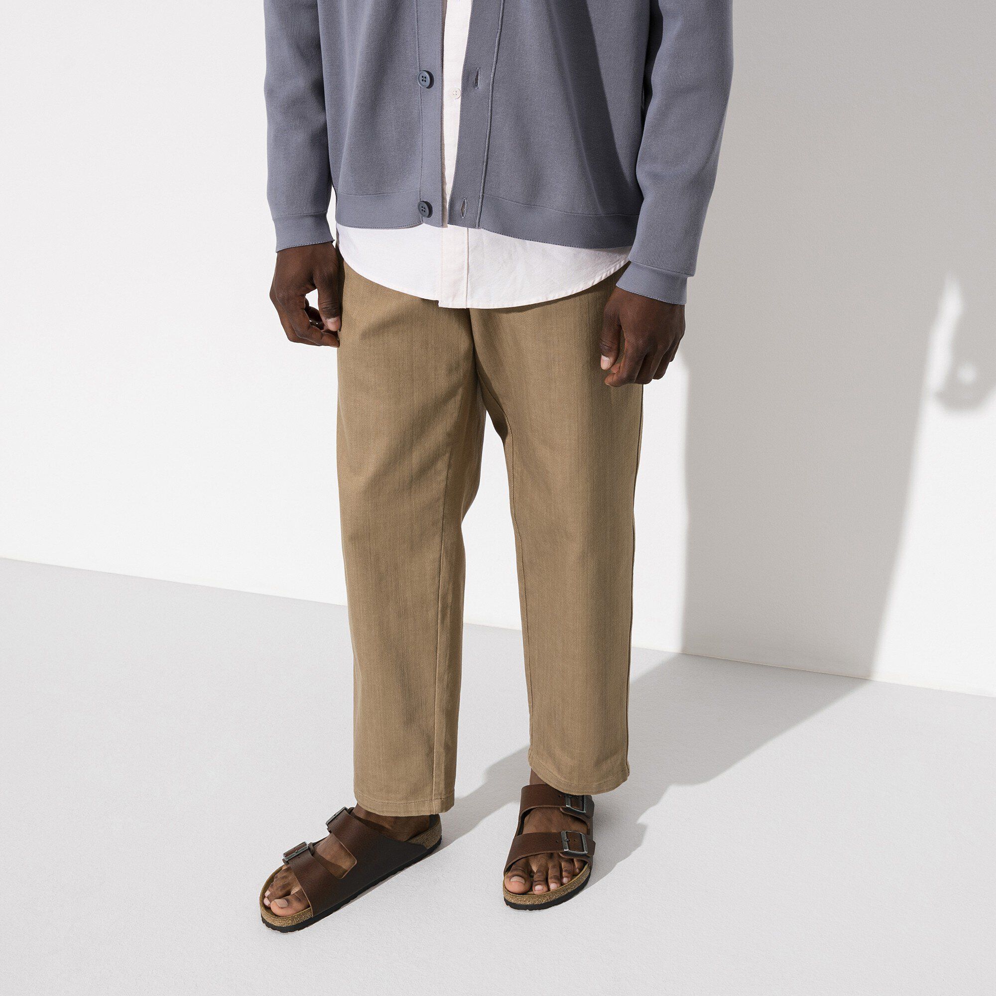   Close-up with a male model