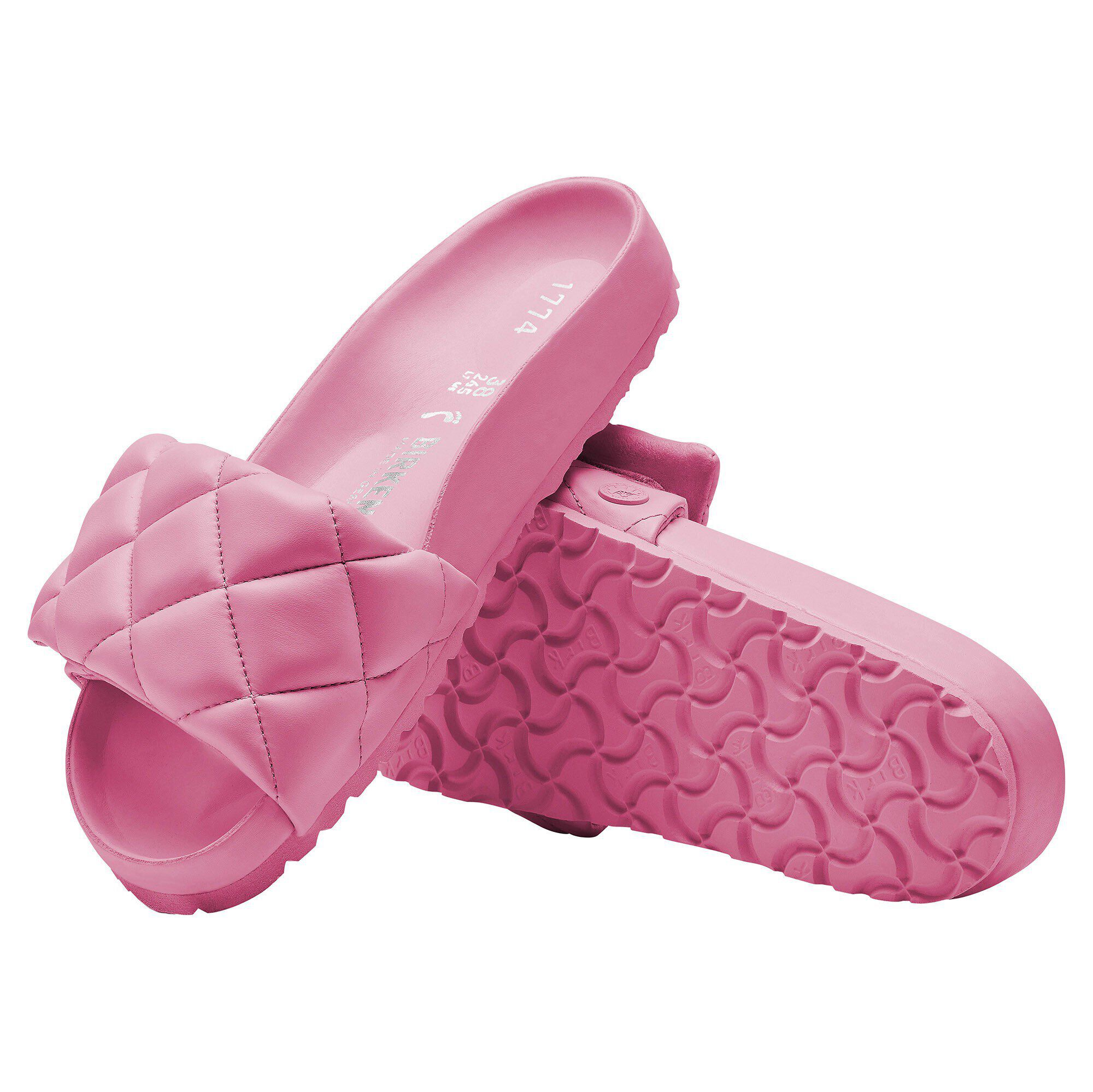 BIRKENSTOCK 1774 SYLT シルト キルティングレザーサンダル 1774 Sylt Embossed Leather in Color Vanilla | BIRKENSTOCK US