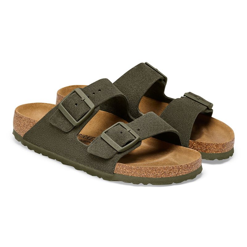 BIRKENSTOCK Arizona Suede Leather Thyme Trail Easy detail