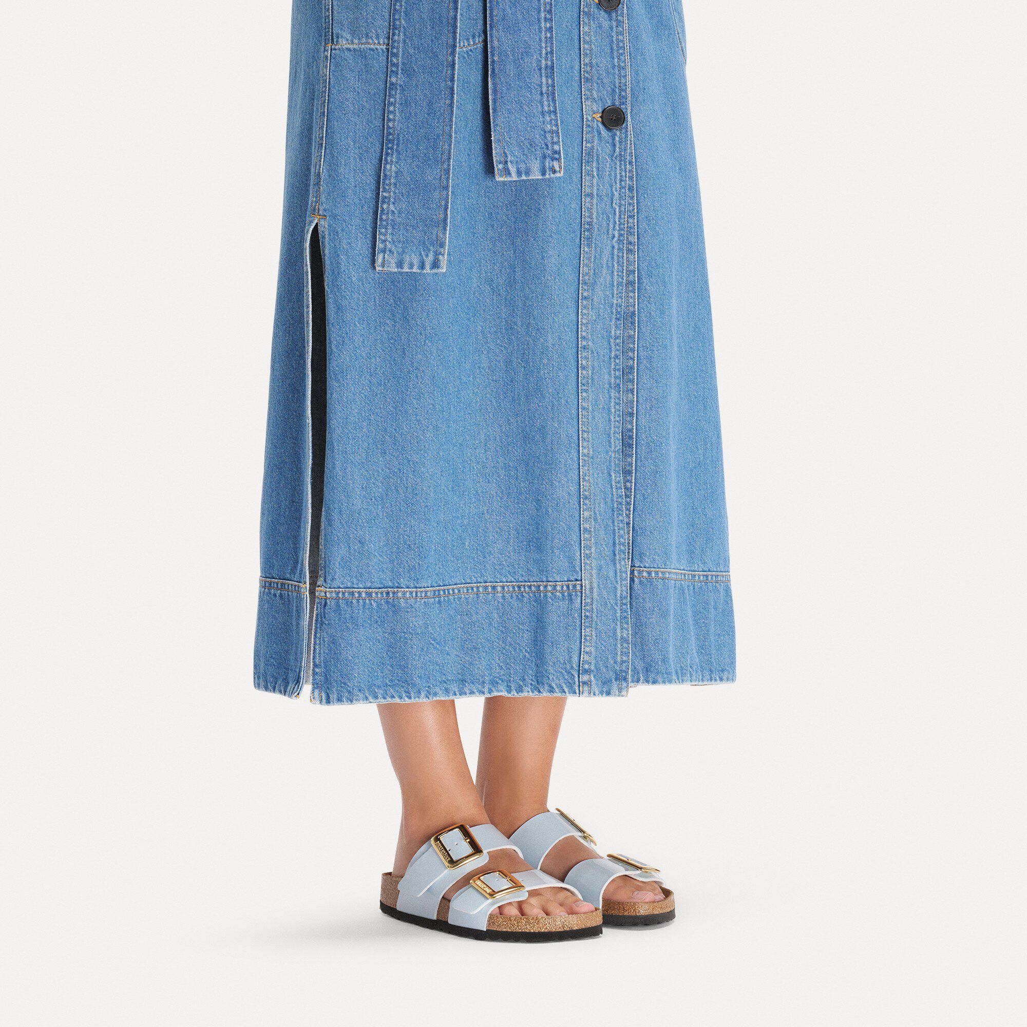 Sydney Luxe Buckle Birko-Flor verni with a female model image num&eacute;ro 7