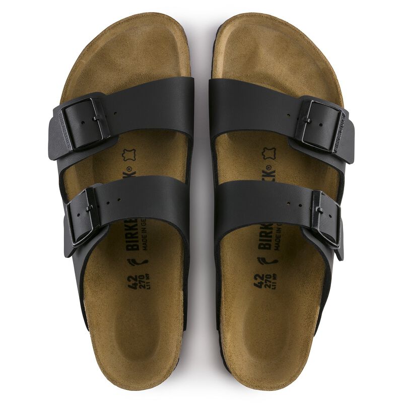 BIRKENSTOCK Arizona Birko-Flor Black Soft Sole detail