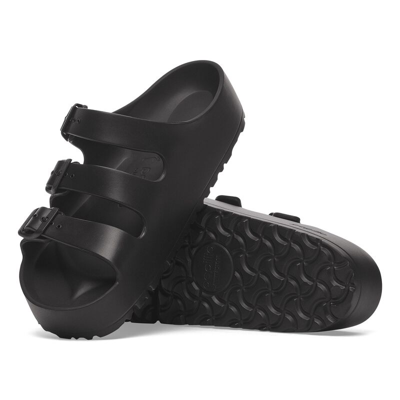 BIRKENSTOCK Florida Flex Platform EVA Black Soft Sole detail