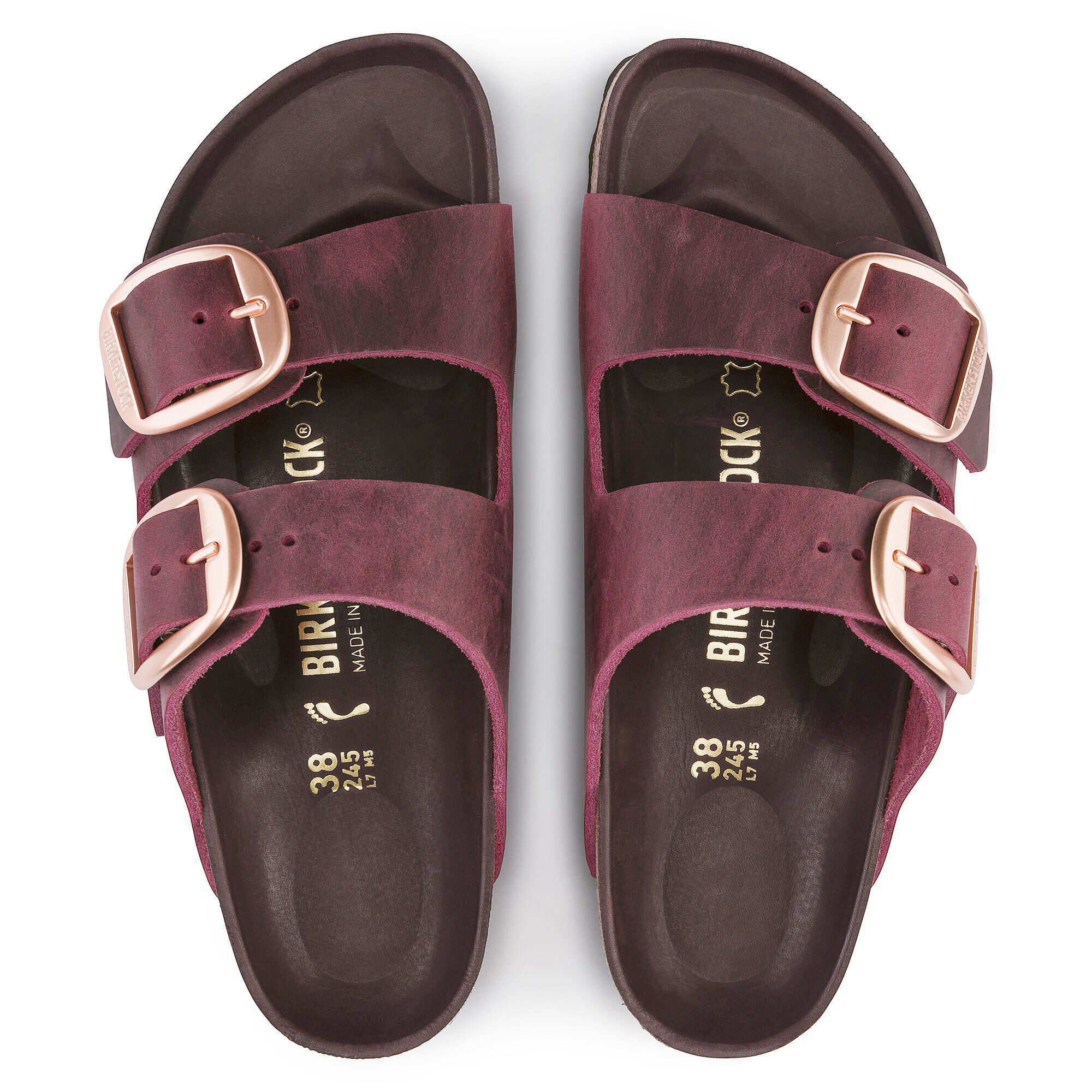 Arizona Big Buckle Natural Leather Oiled