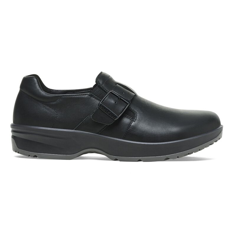 BIRKENSTOCK Caris PRO Natural Leather Black Trail Easy detail