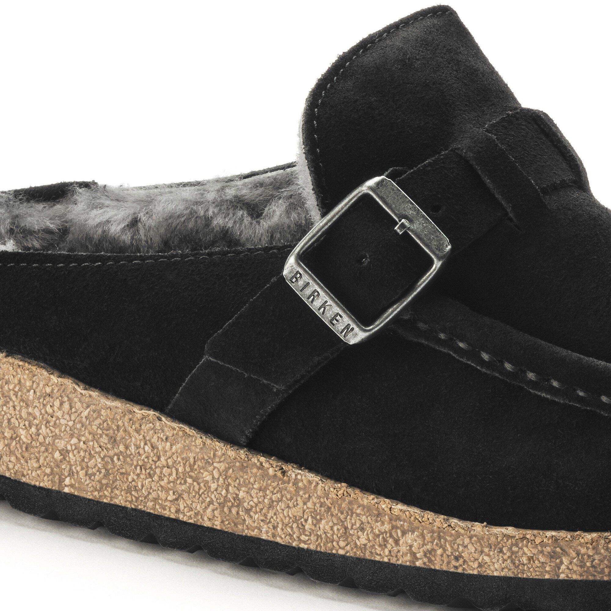 Buckley Shearling Suede Leather