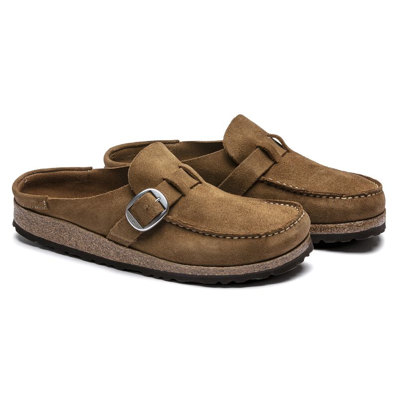 BIRKENSTOCK Buckley Suede Leather Tea Walk Edit detail