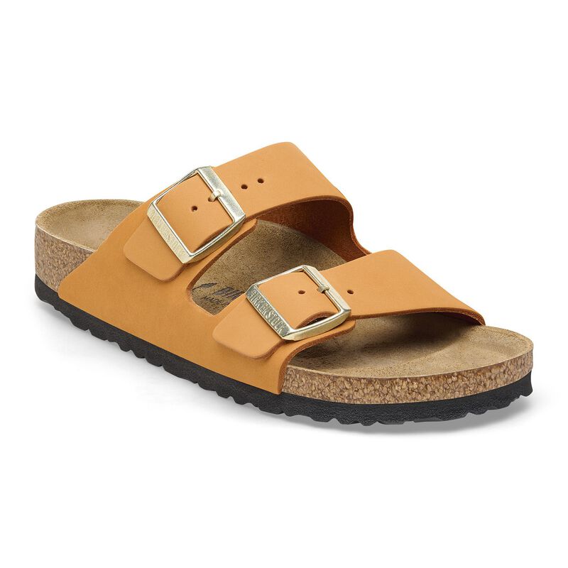BIRKENSTOCK Arizona Nubuck Leather Stone Blue Daily Comfort detail