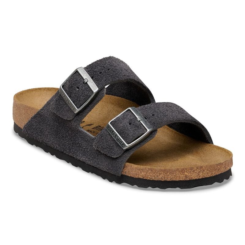 BIRKENSTOCK Arizona Suede Leather Dark Tea Soft Sole detail