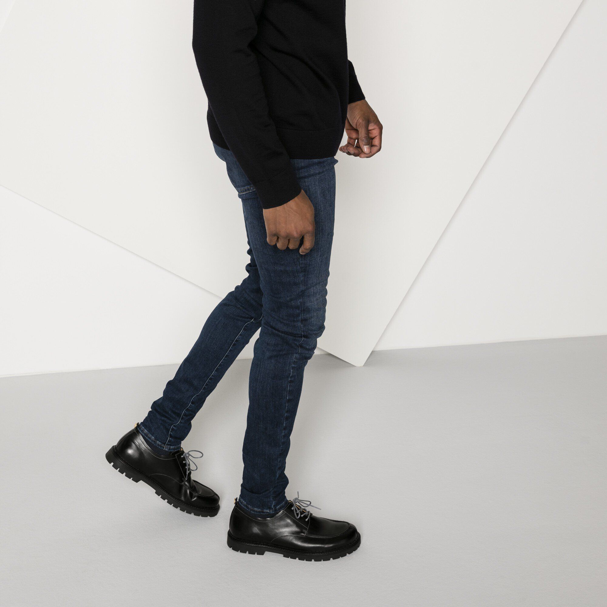   Close-up with a male model