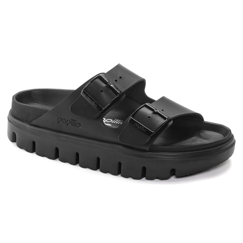 BIRKENSTOCK Arizona Chunky Natural Leather Eggshell Lounge Fit detail