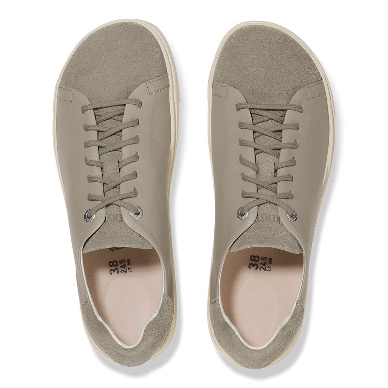 BIRKENSTOCK Bend Low Decon Pop Natural Leather Nubuck Taupe Trail Easy detail