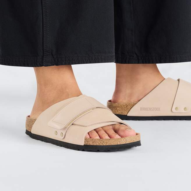 Kyoto Nubuck Leather in Color New Beige BIRKENSTOCK Canada