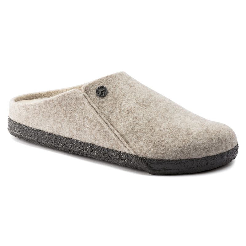 BIRKENSTOCK Zermatt Shearling Felt Light Gray Trail Easy detail