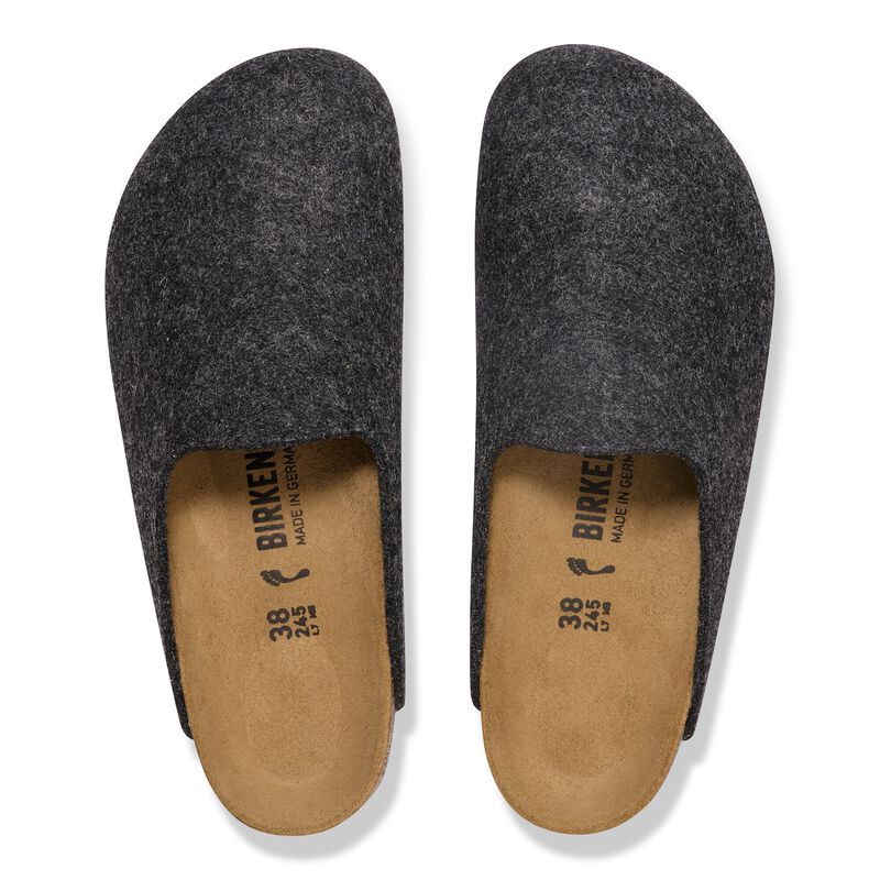 BIRKENSTOCK Amsterdam Wool Anthracite Trail Easy detail