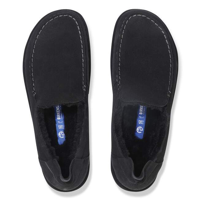 Utti Shearling Suede Leather